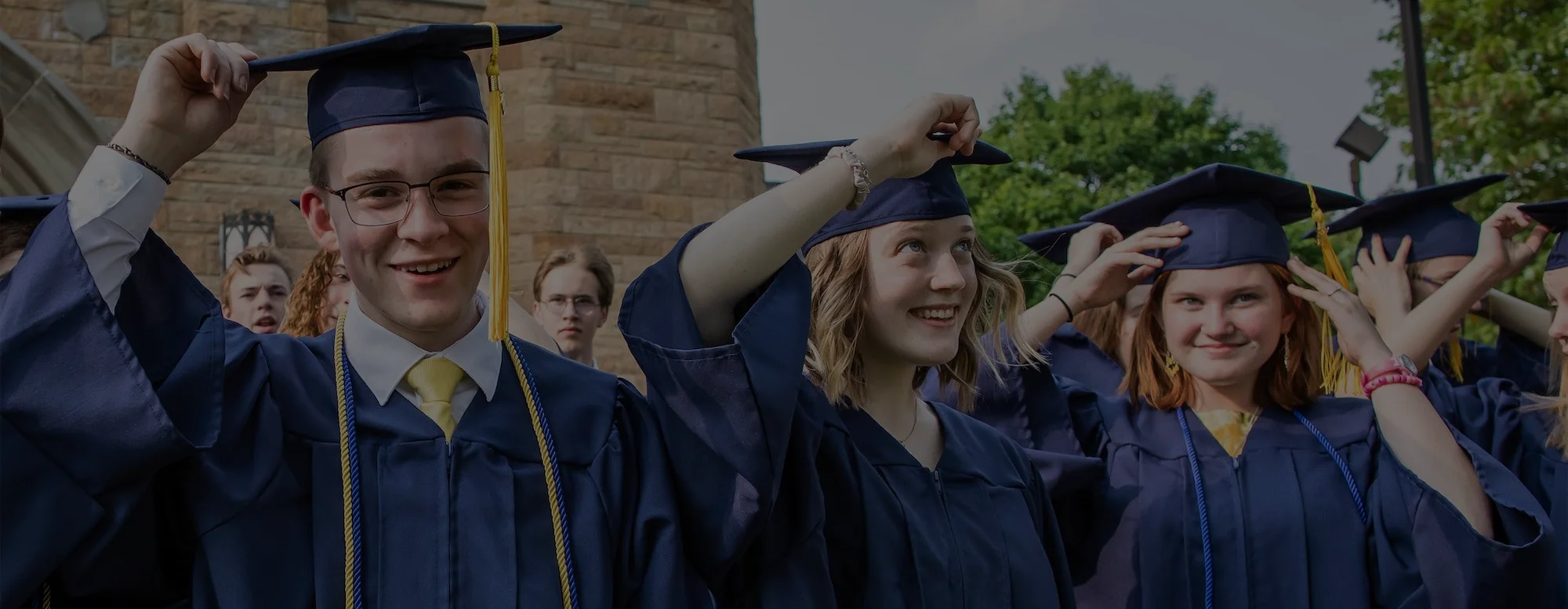 Students at a Chesterton Academy